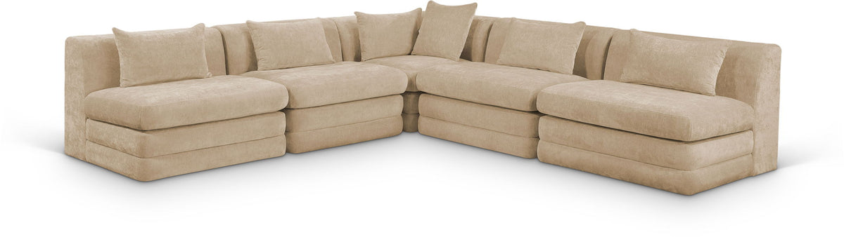 Stellar - 5 Piece Upholstered Modular Sectional