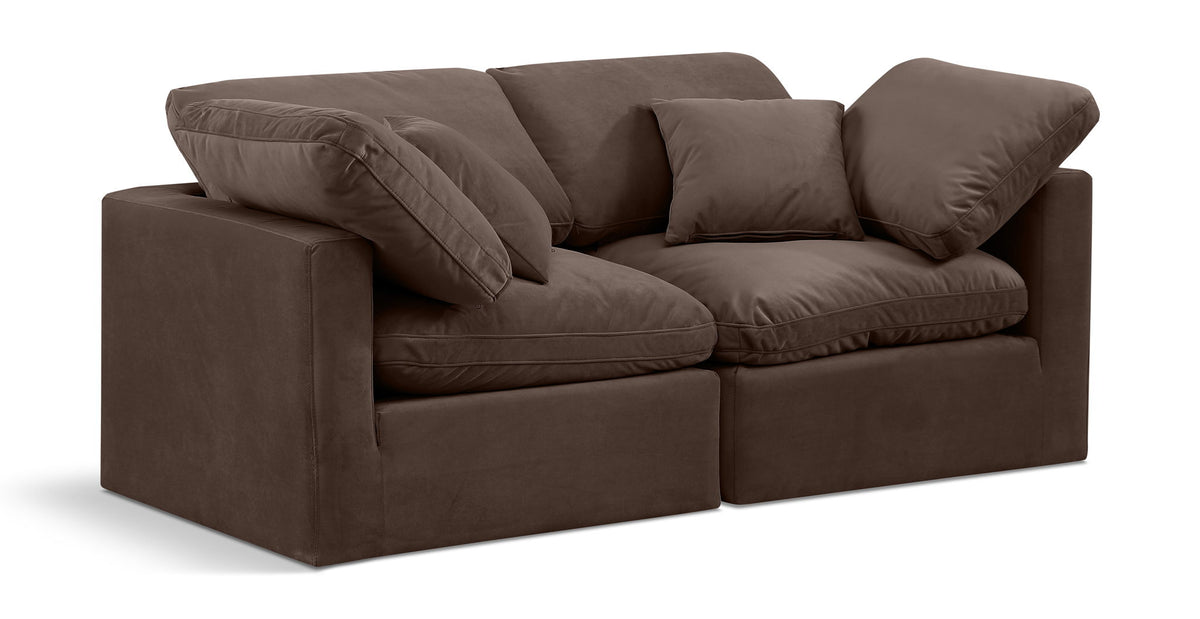 Indulge - Velvet 2 Seat Modular Sofa