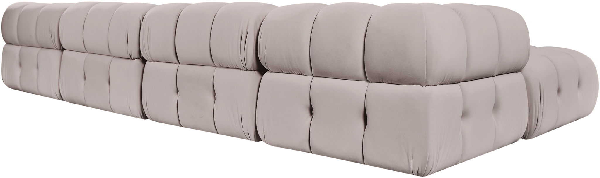 Orin - Velvet 6 Piece Modular Double Chaise Sectional