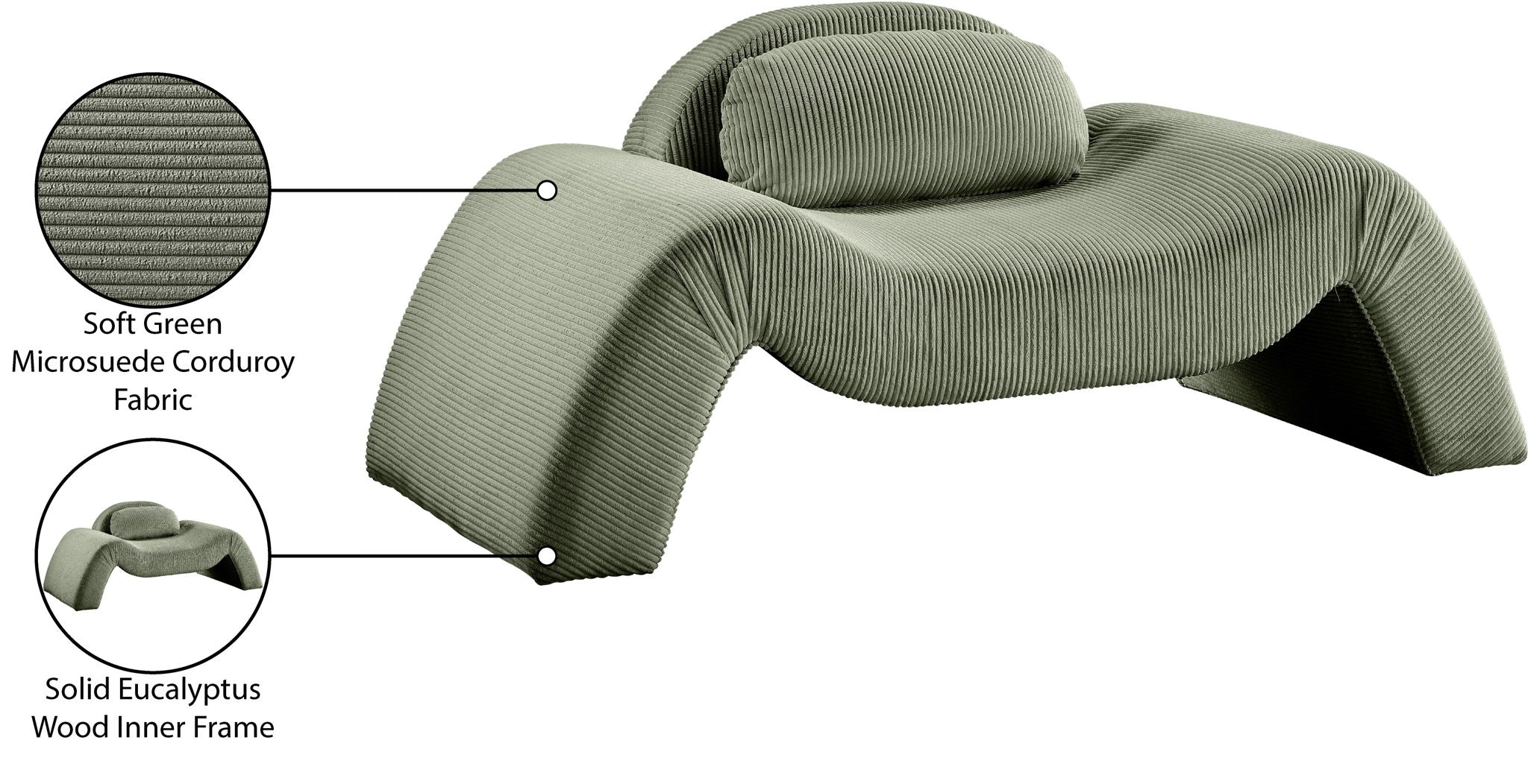 Austin - Corduroy Accent Chair