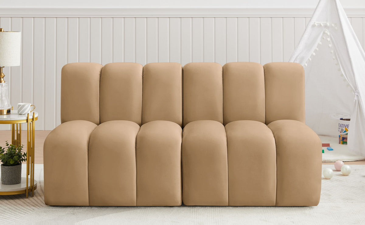 Arc - Velvet 2 Seats Modular Sofa