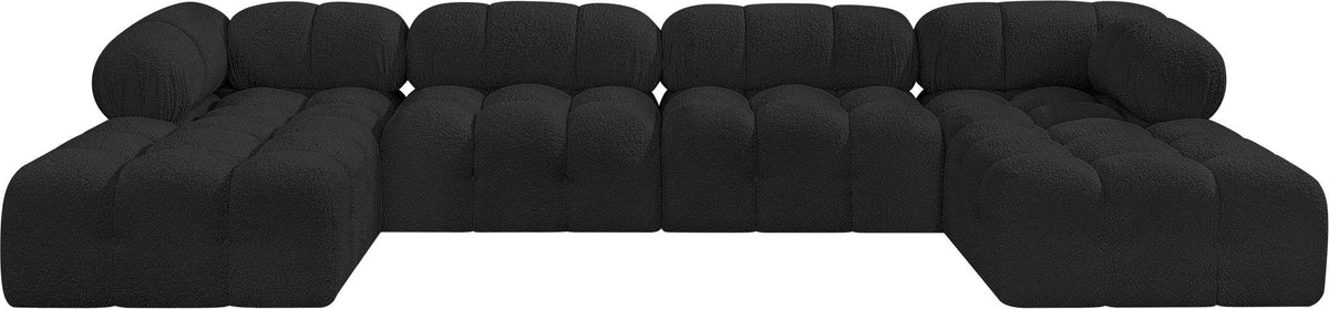 Ames - 6 Piece Fabric Modular U-Shaped Sectional
