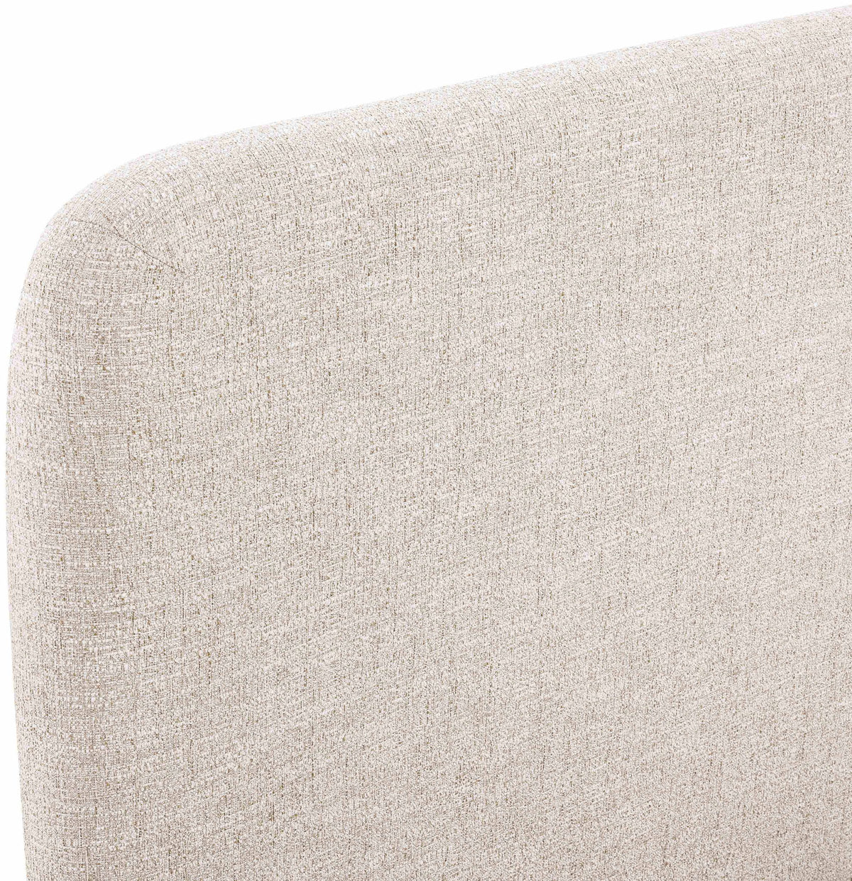 Fira - Linen Textured Fabric Upholstered Bed