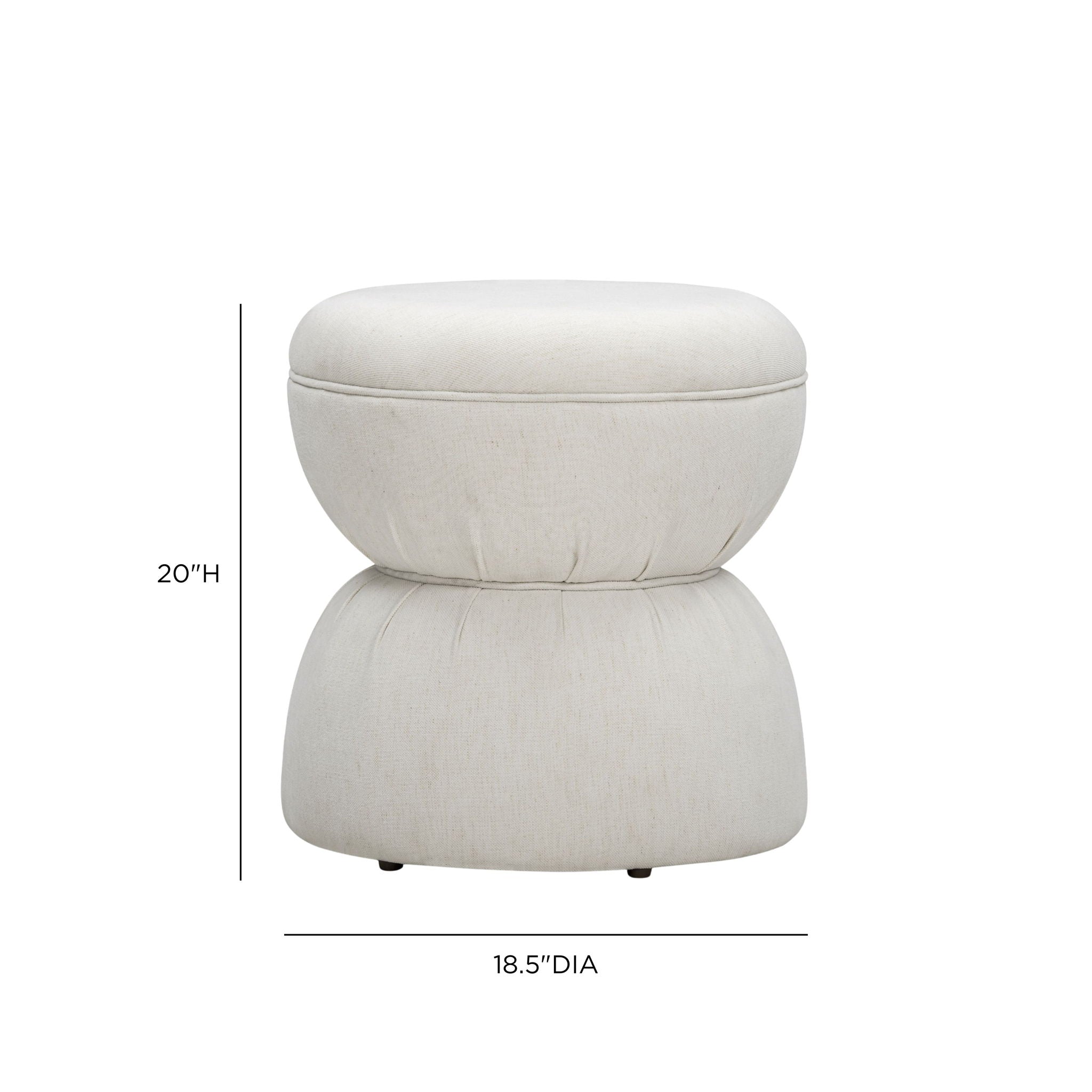 Tomlin - Gaming Ruched Ottoman