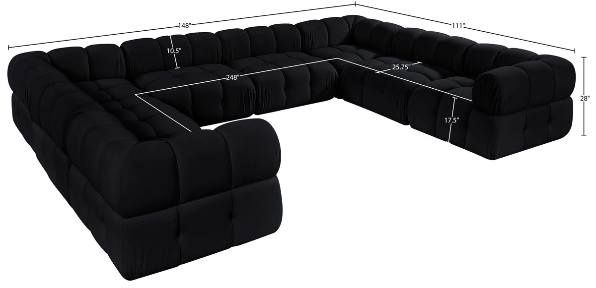 Orin - 8 Piece Modular Sectional (4 Modular Chairs, 4 Corner Chairs)