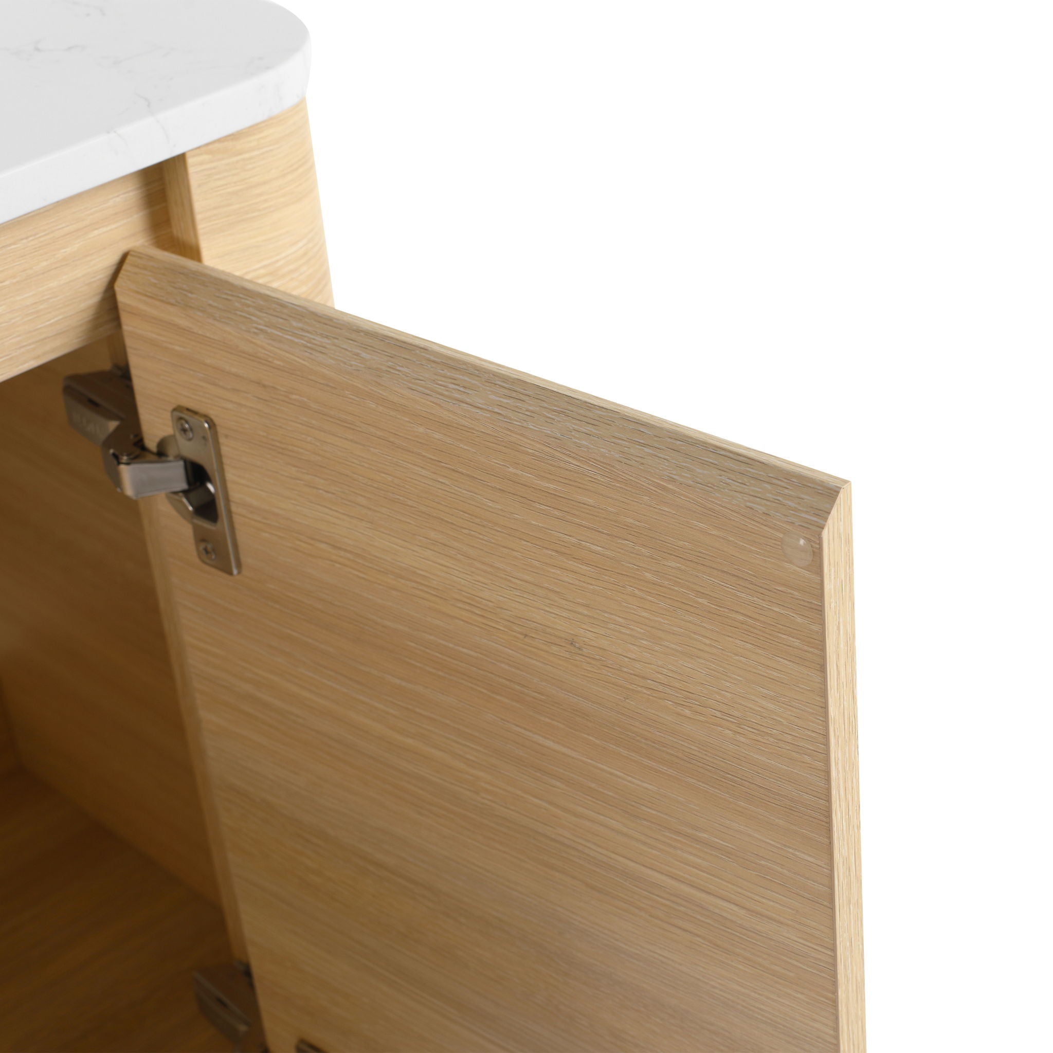 Mounted Bathroom Vanity & Art Sink, Soft Close Door