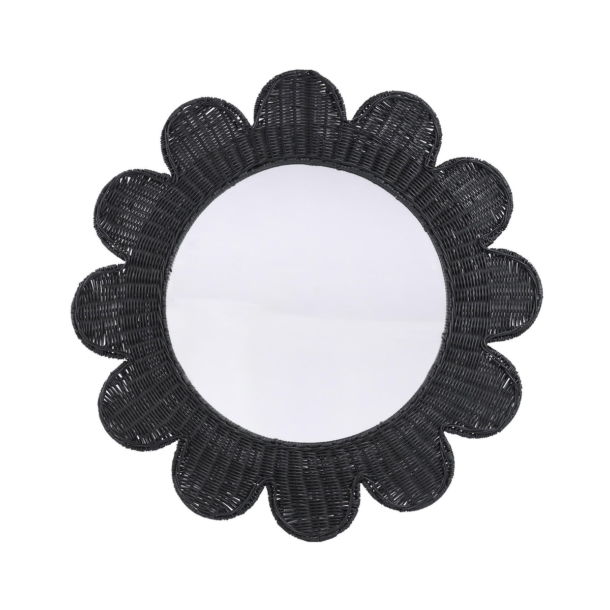 Coralie - Rattan Round Mirror