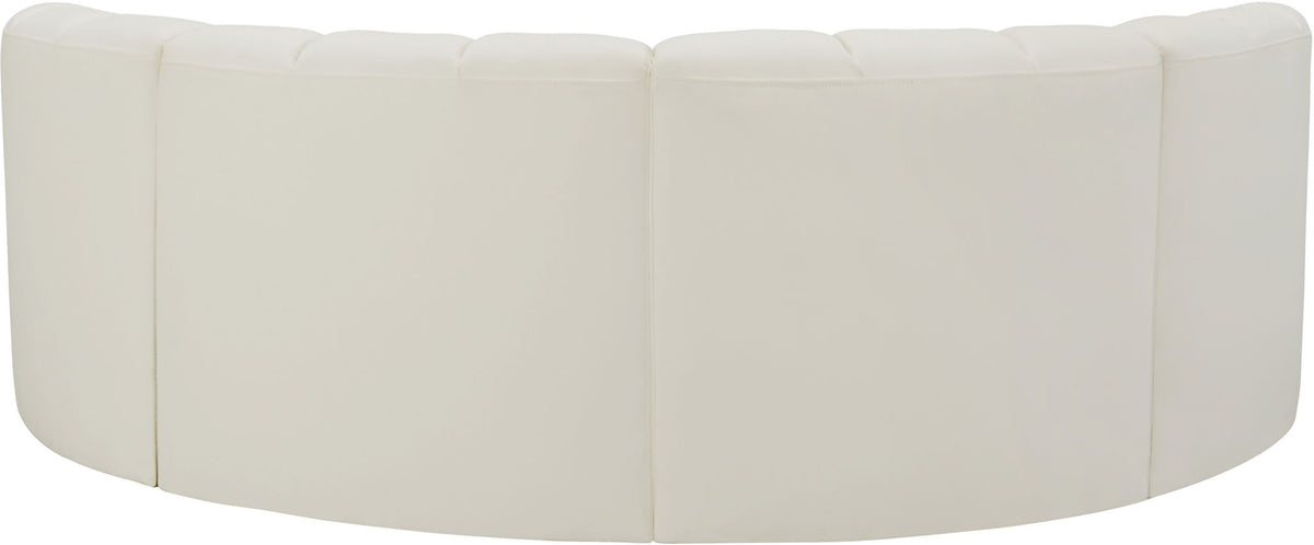 Arc - Faux Leather 4 Piece U-Shaped Modular Sofa