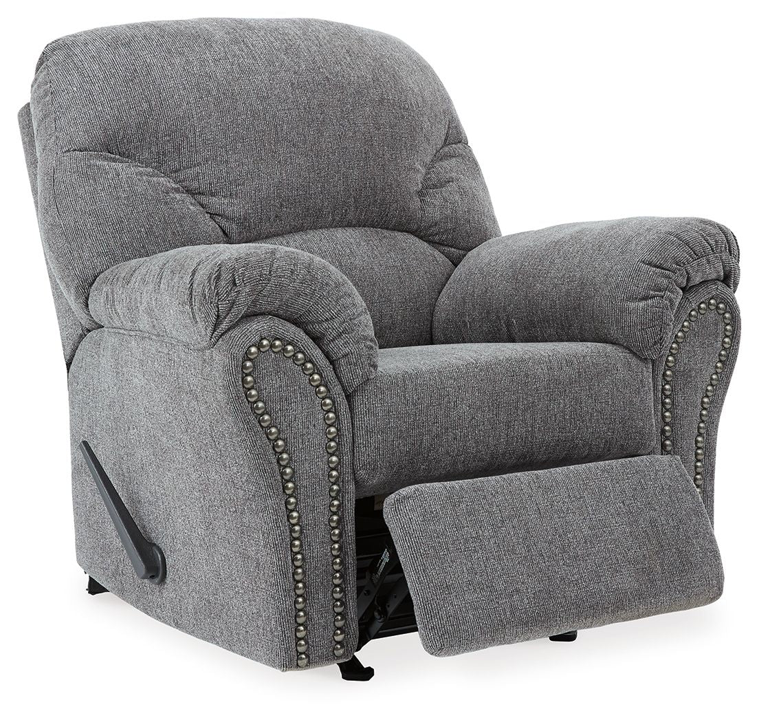 Allmaxx - Rocker Recliner - Pewter