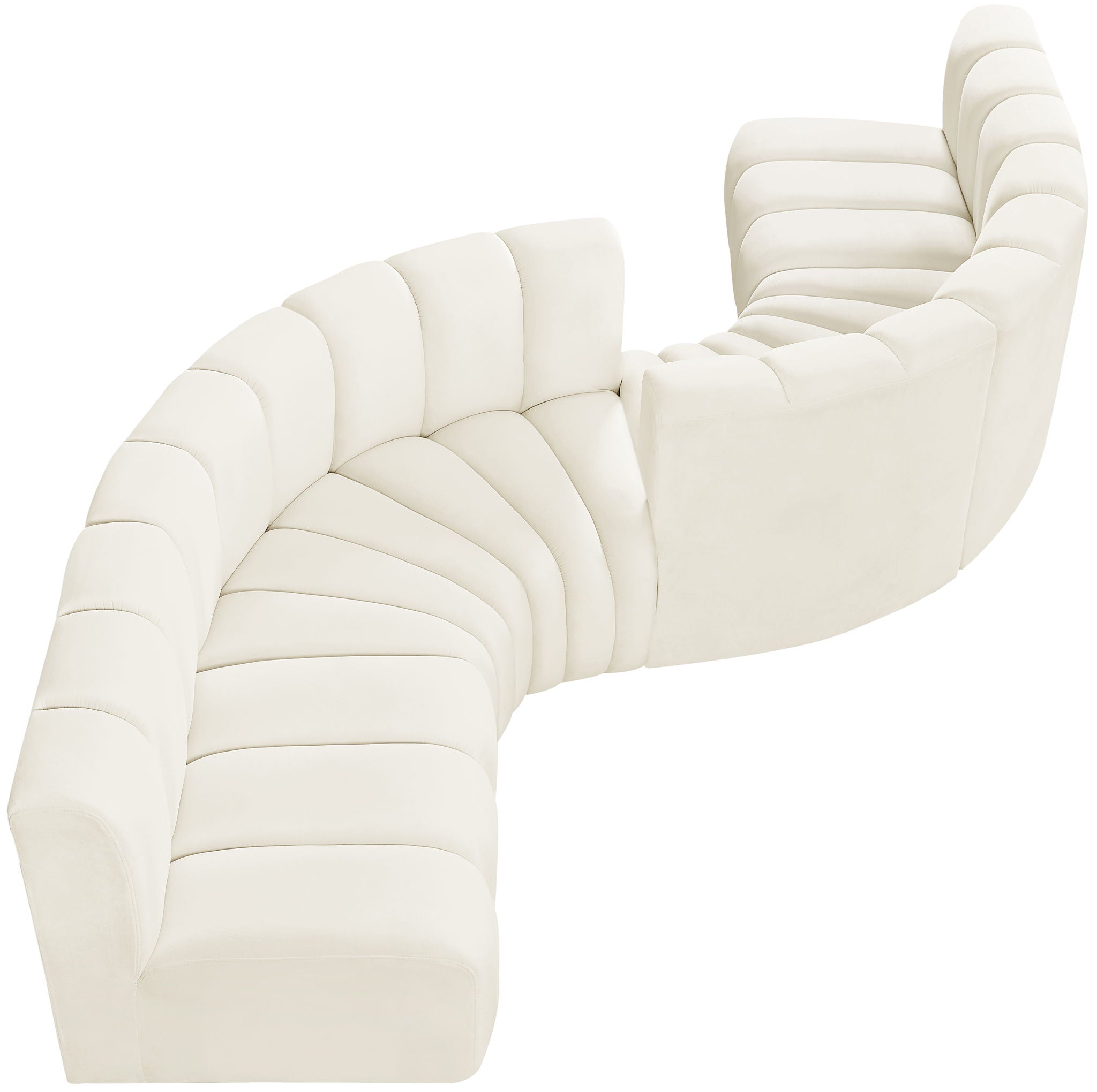 Arc - Velvet 6 Piece Modular Sofa