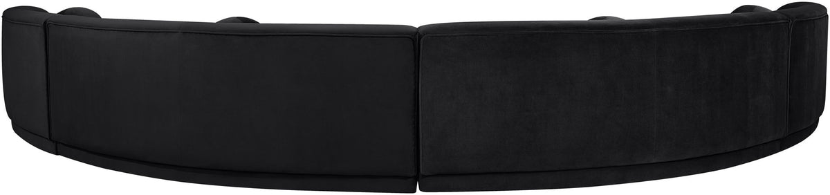 Avra - 189" Velvet Performance Fabric Upholstered Sectional