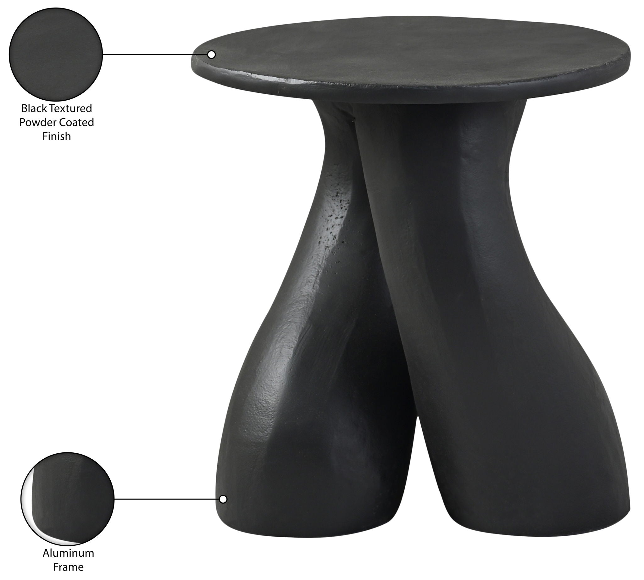 Talence - Aluminum End Table