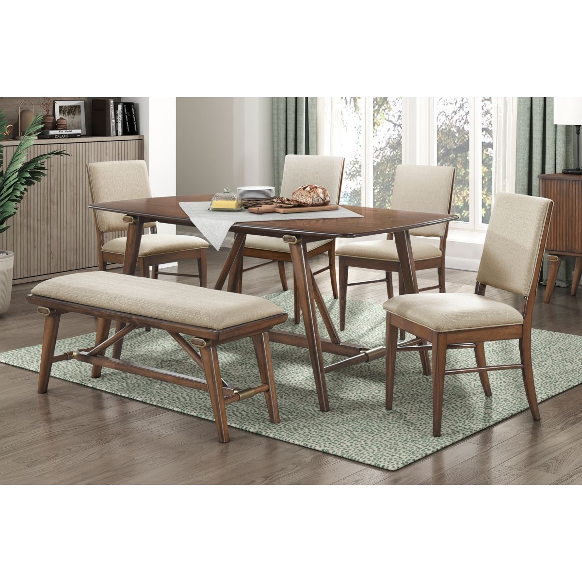 Monroe - Dining Table - Brown