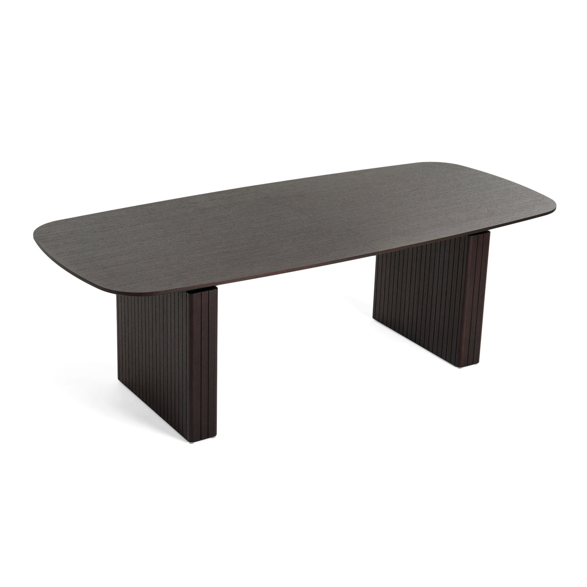 Calhoun - Modern Smoked Oak Extendable Dining Table