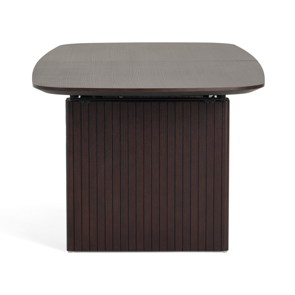 Calhoun - Modern Smoked Oak Extendable Dining Table