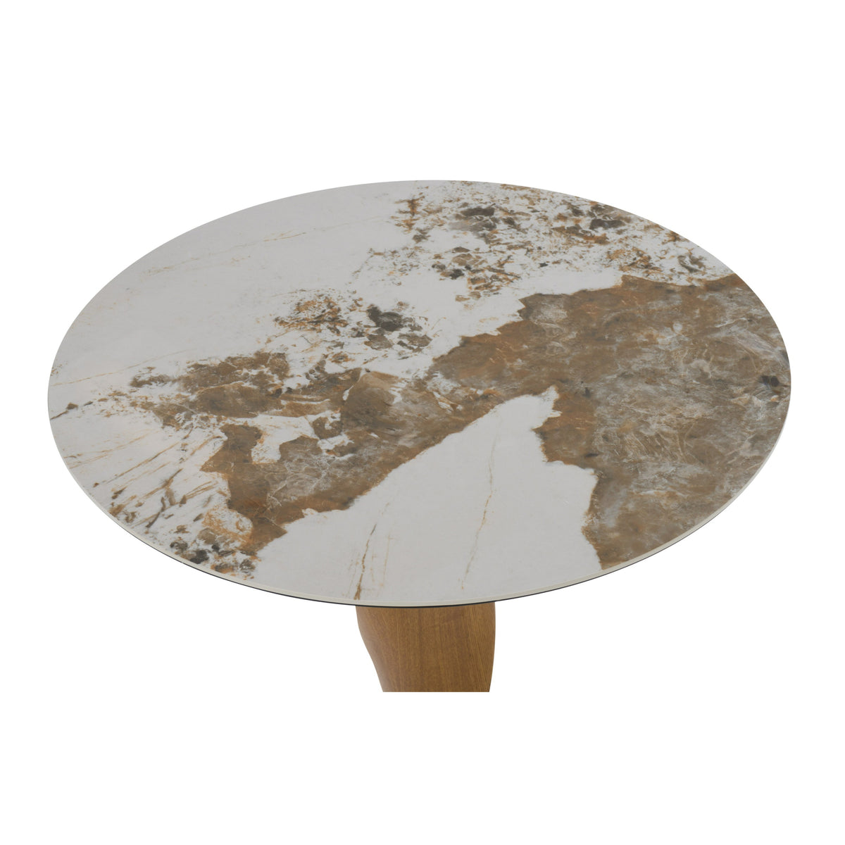 Calvary - Mid-Century Modern Ceramic + Walnut Bar Table