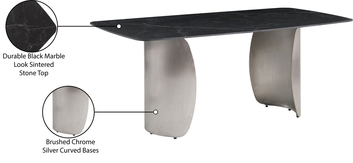 Niya - Dining Table - Black