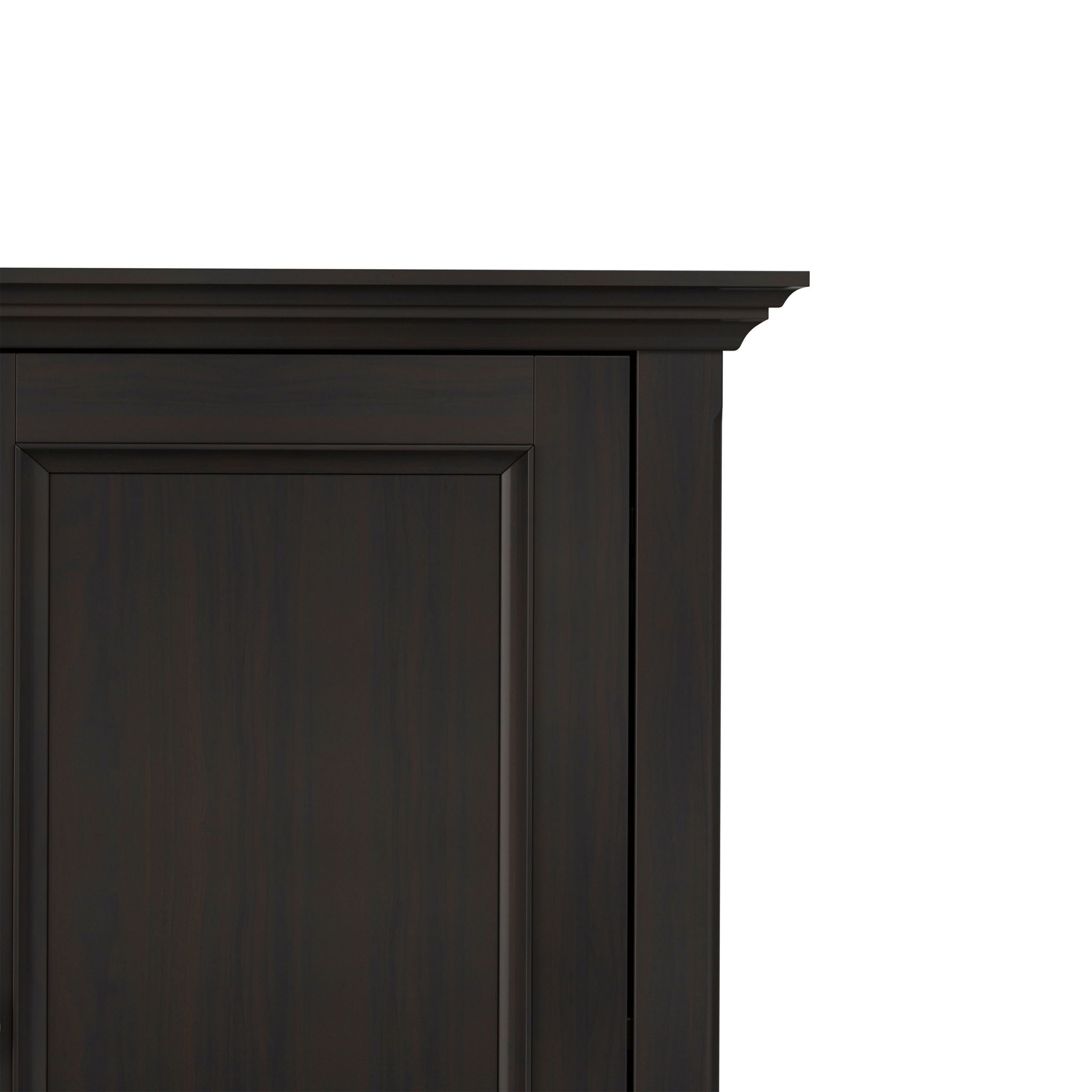 Amherst - 2 Door Storage Cabinet & Adjustable Shelving - Brown