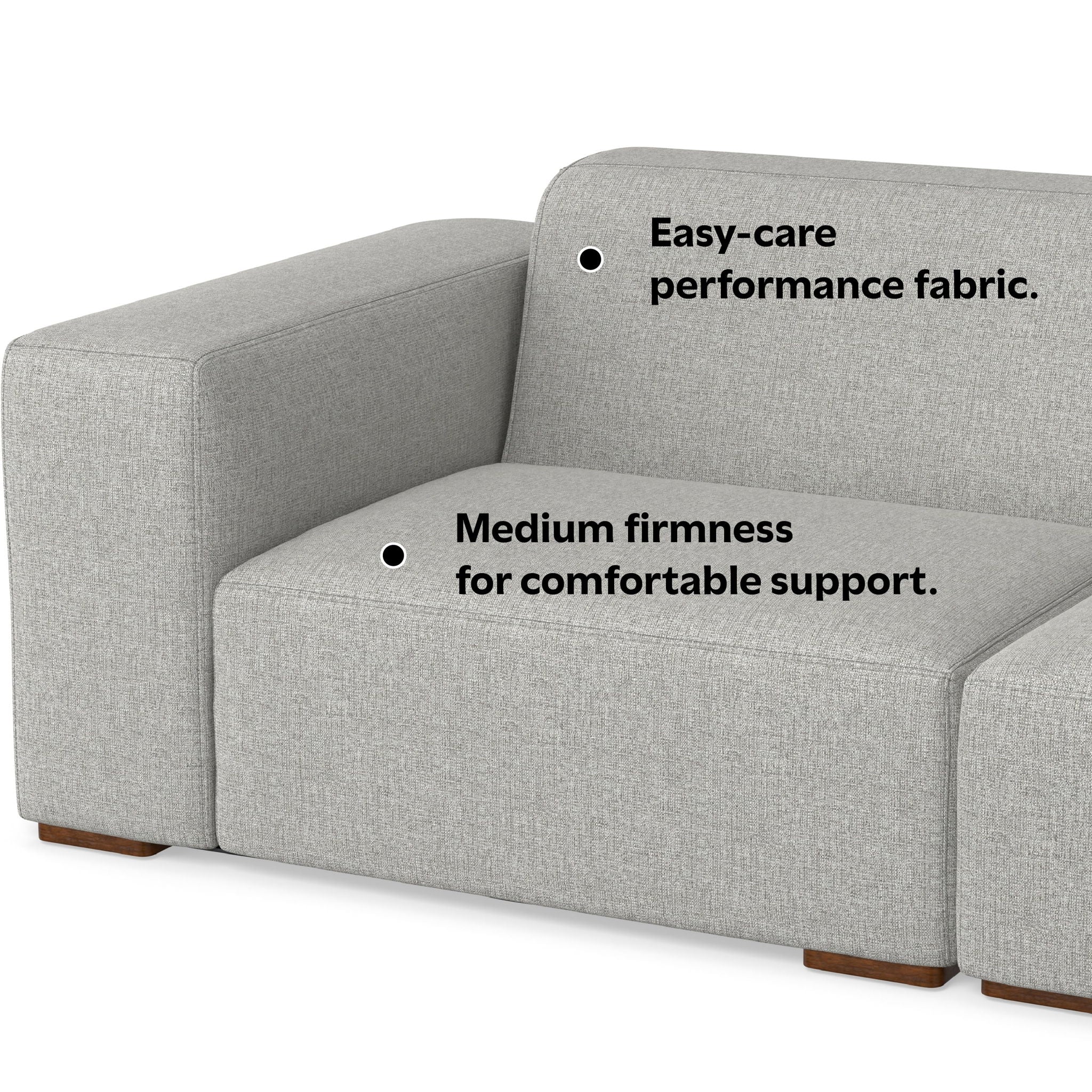 Rex - 2 Seater Sofa - Gray