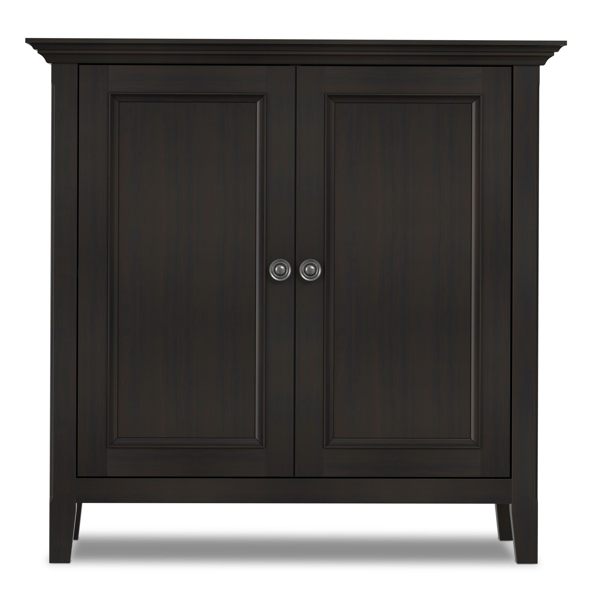 Amherst - 2 Door Storage Cabinet & Adjustable Shelving - Brown