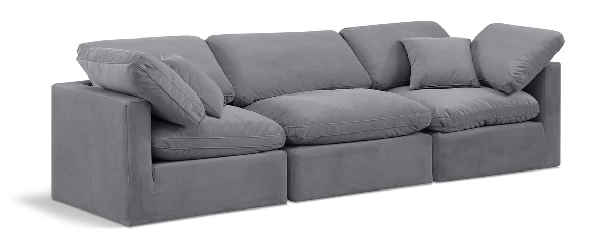 Indulge - Velvet 3 Seat Modular Sofa