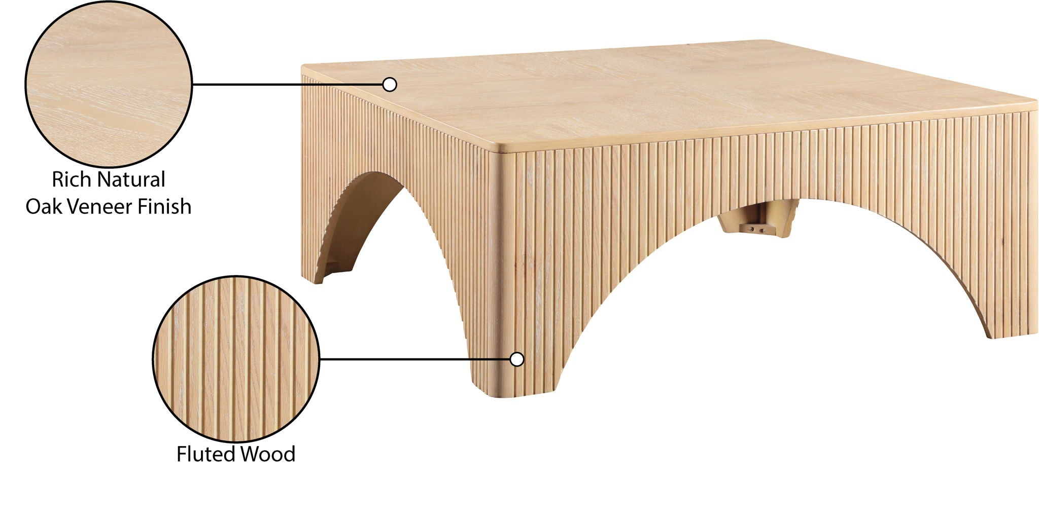 Eloise - Oak Veneer Coffee Table