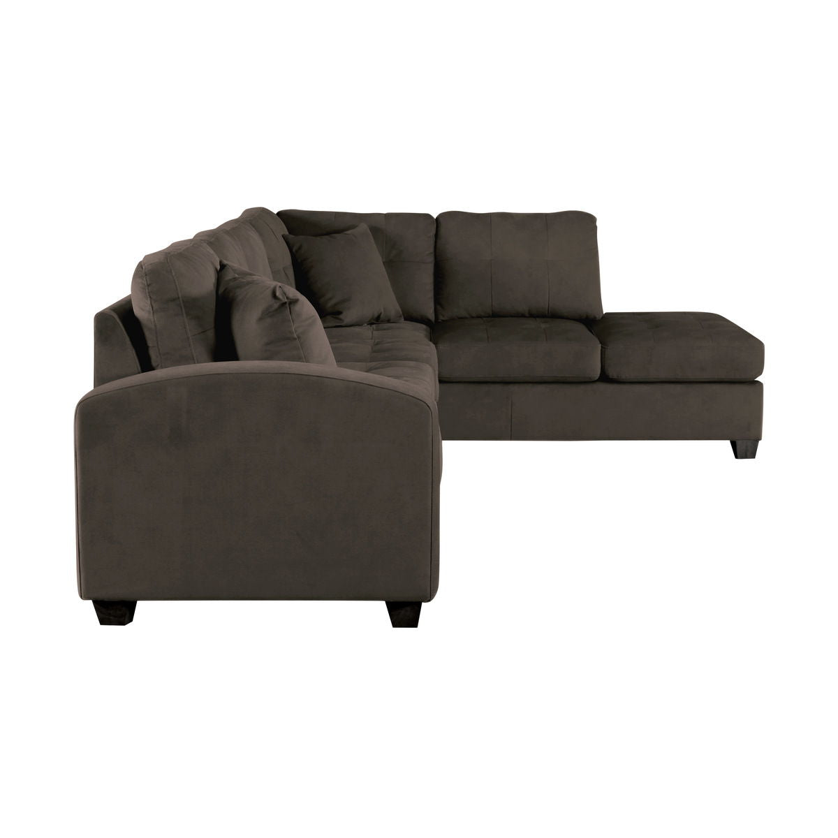 Emilio - 3 Piece Reversible Sectional With Ottoman