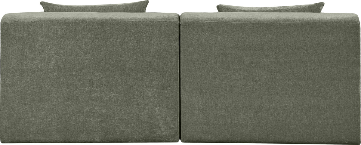 Stellar - 2 Piece 76" Upholstered Modular Armless Loveseat