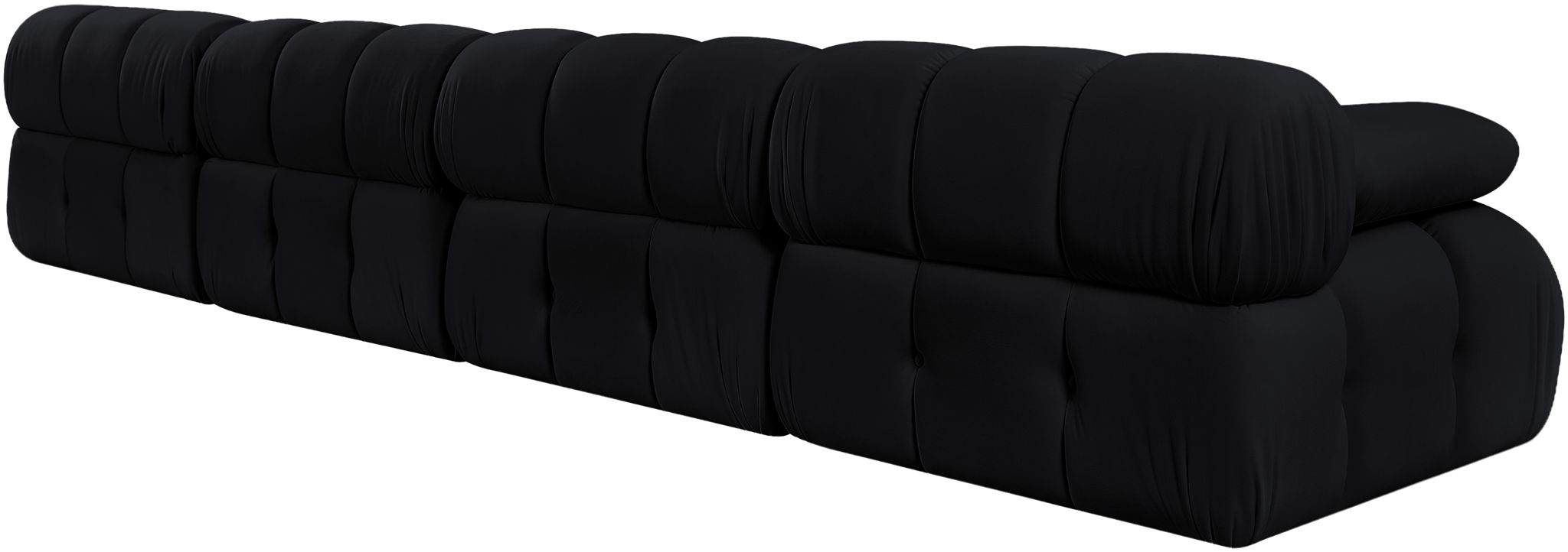 Orin - Velvet 4 Piece Modular Sofa