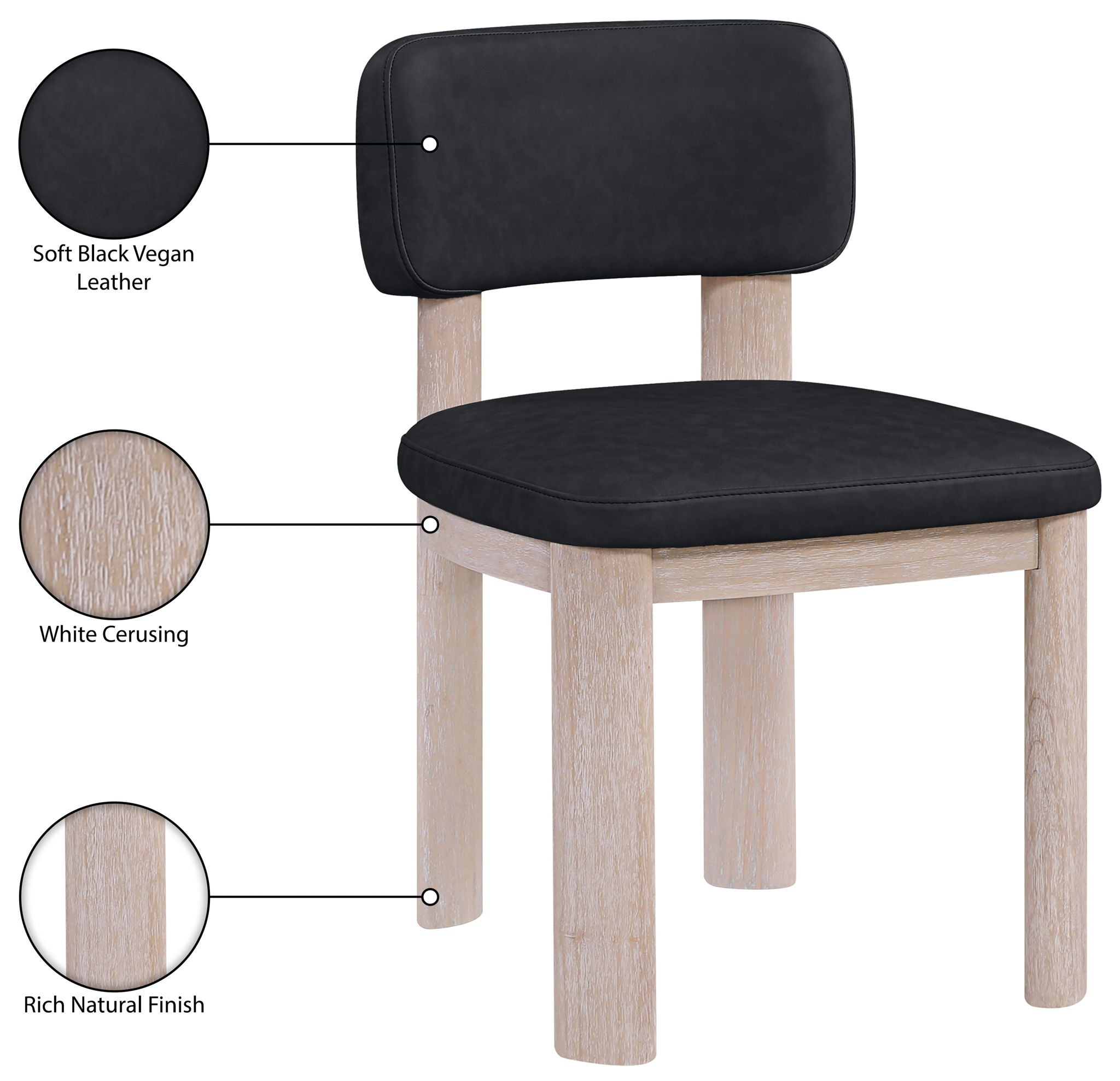 Paloma - Faux Leather Upholstered Dining Chair (Set of 2)