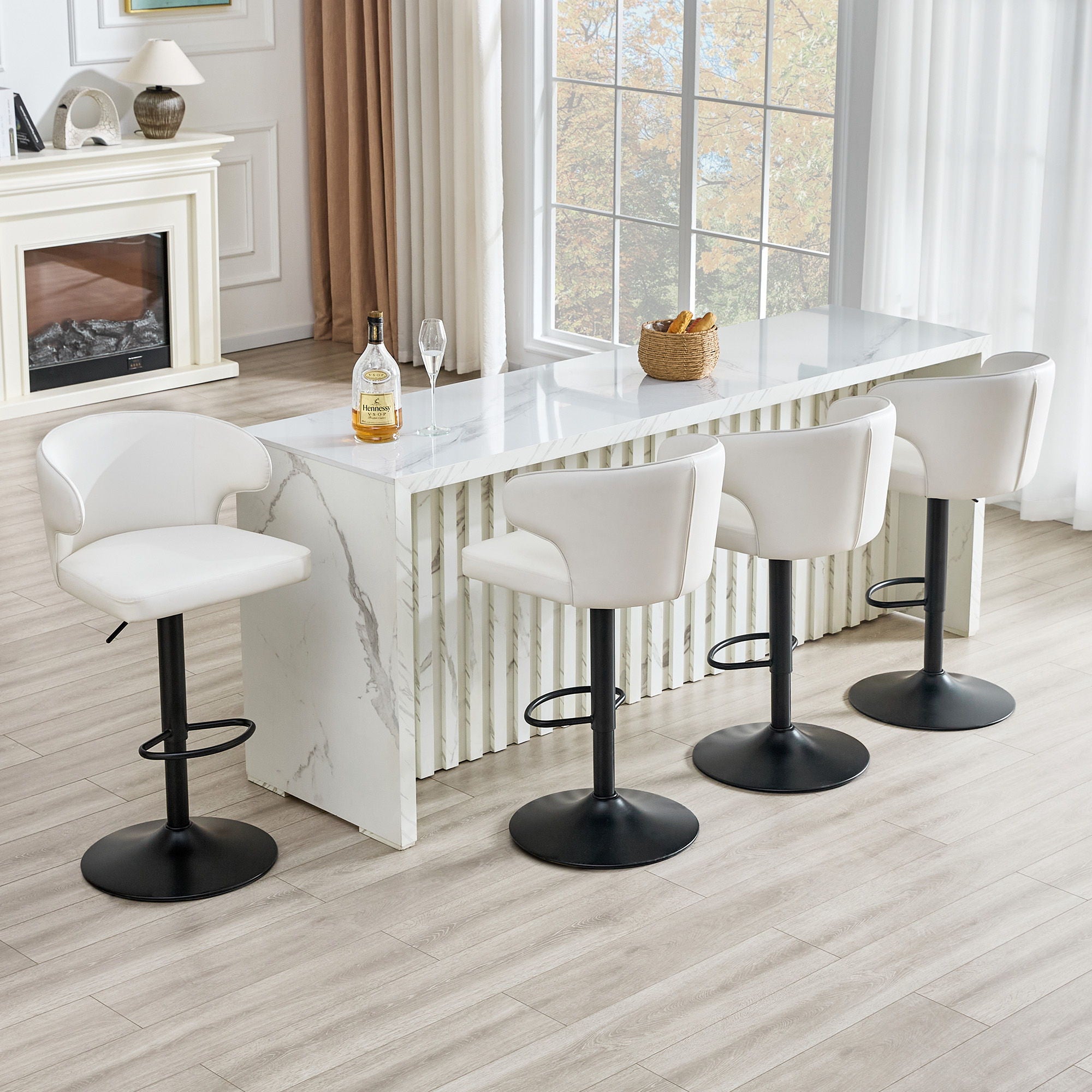 Adjustable Swivel Bar Chair