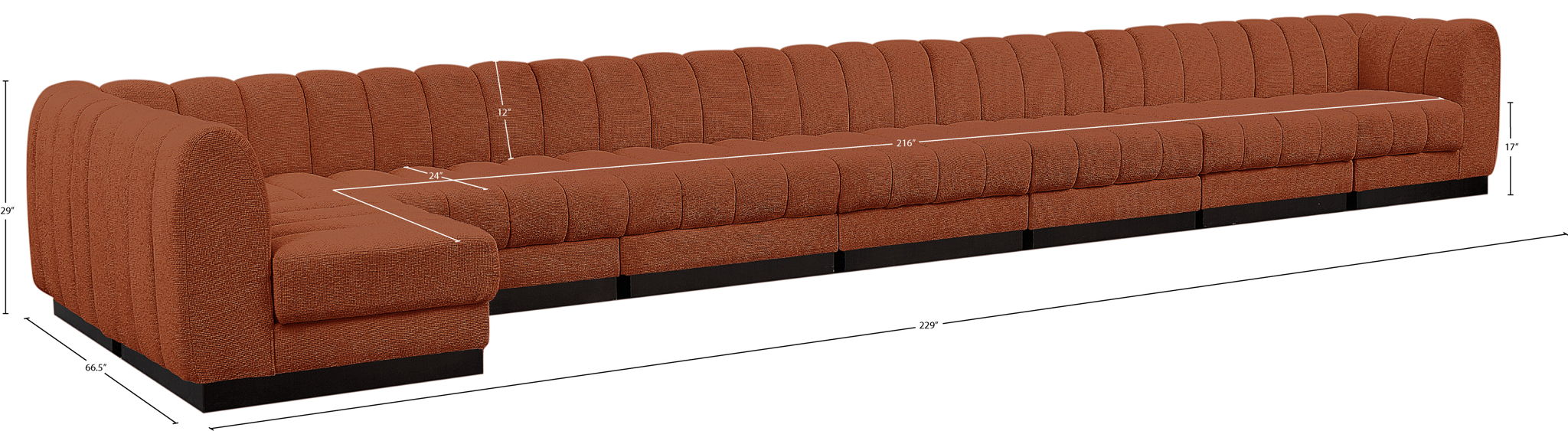 Quinn - 8 Piece Modular Sectional