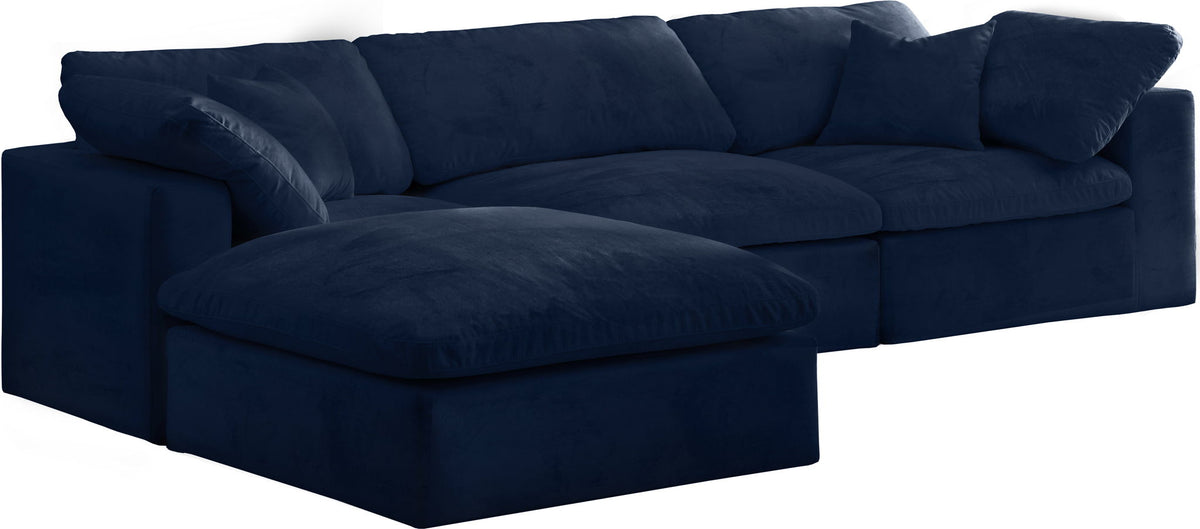Cozy - 4 Piece Modular Sectional With Chaise