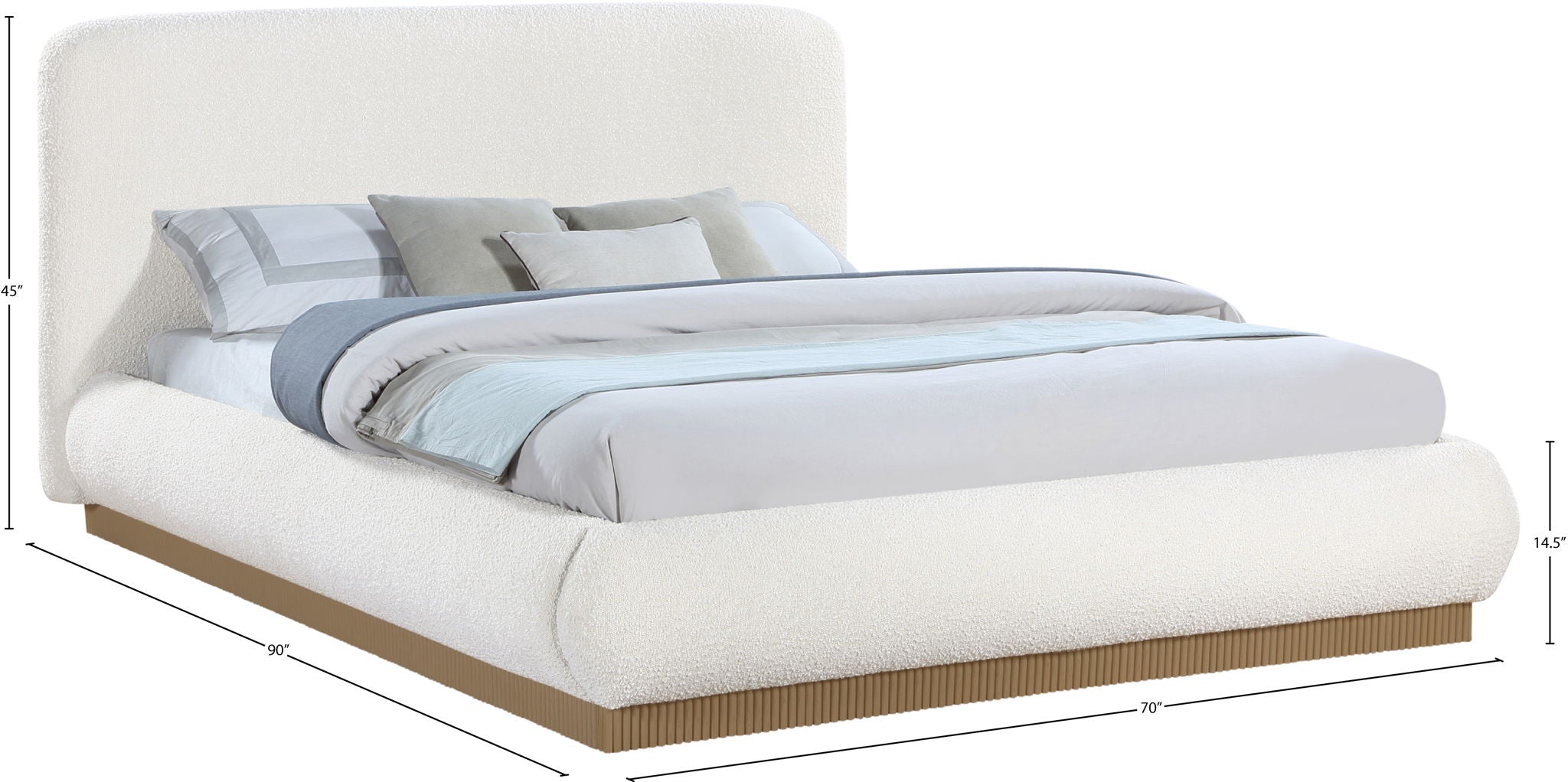 Rigby - Bed With Natural Base