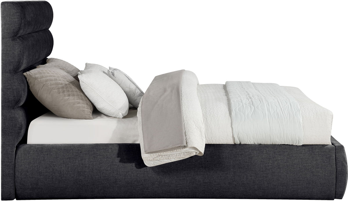 Adam - Chenille Fabric Bed With 52" Headboard