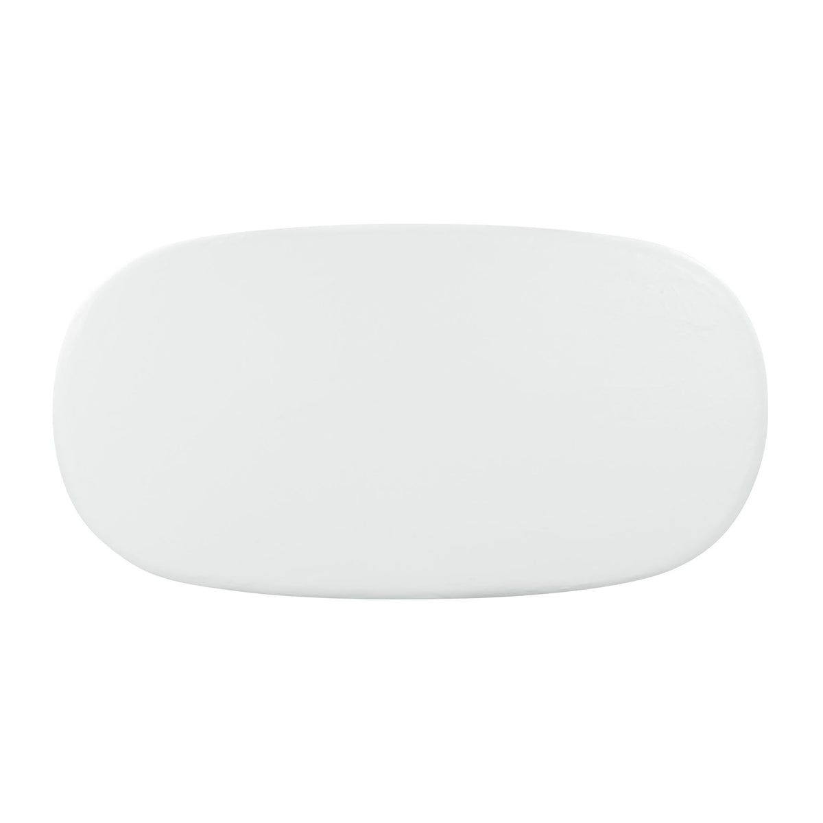 Elika - Faux Plaster Oval Dining Table