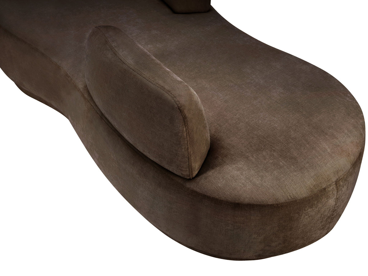 Argyle - Chenille Fabric Chaise / Loveseat