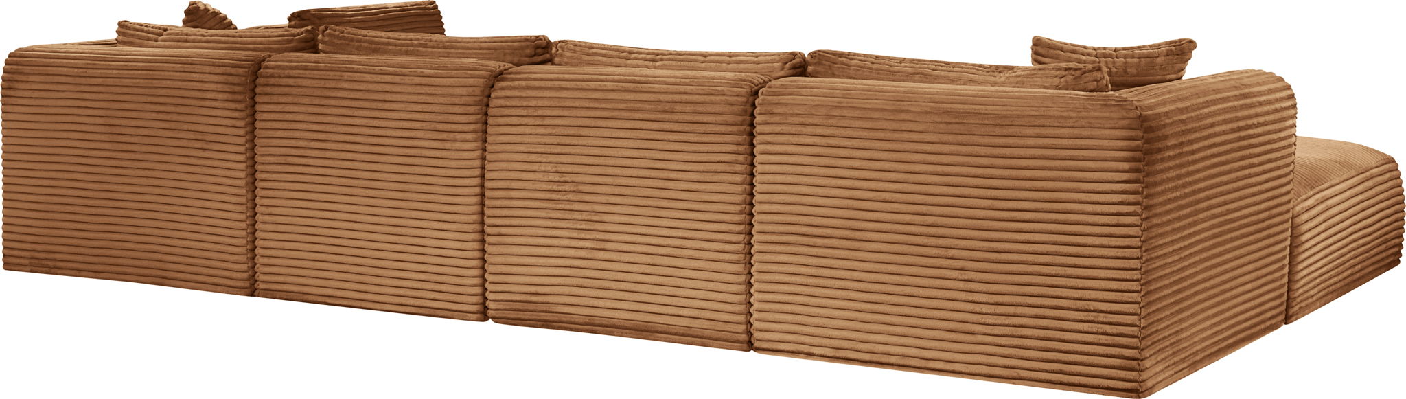 Shaggy - Fabric 6 Piece Modular U-Shaped Sectional