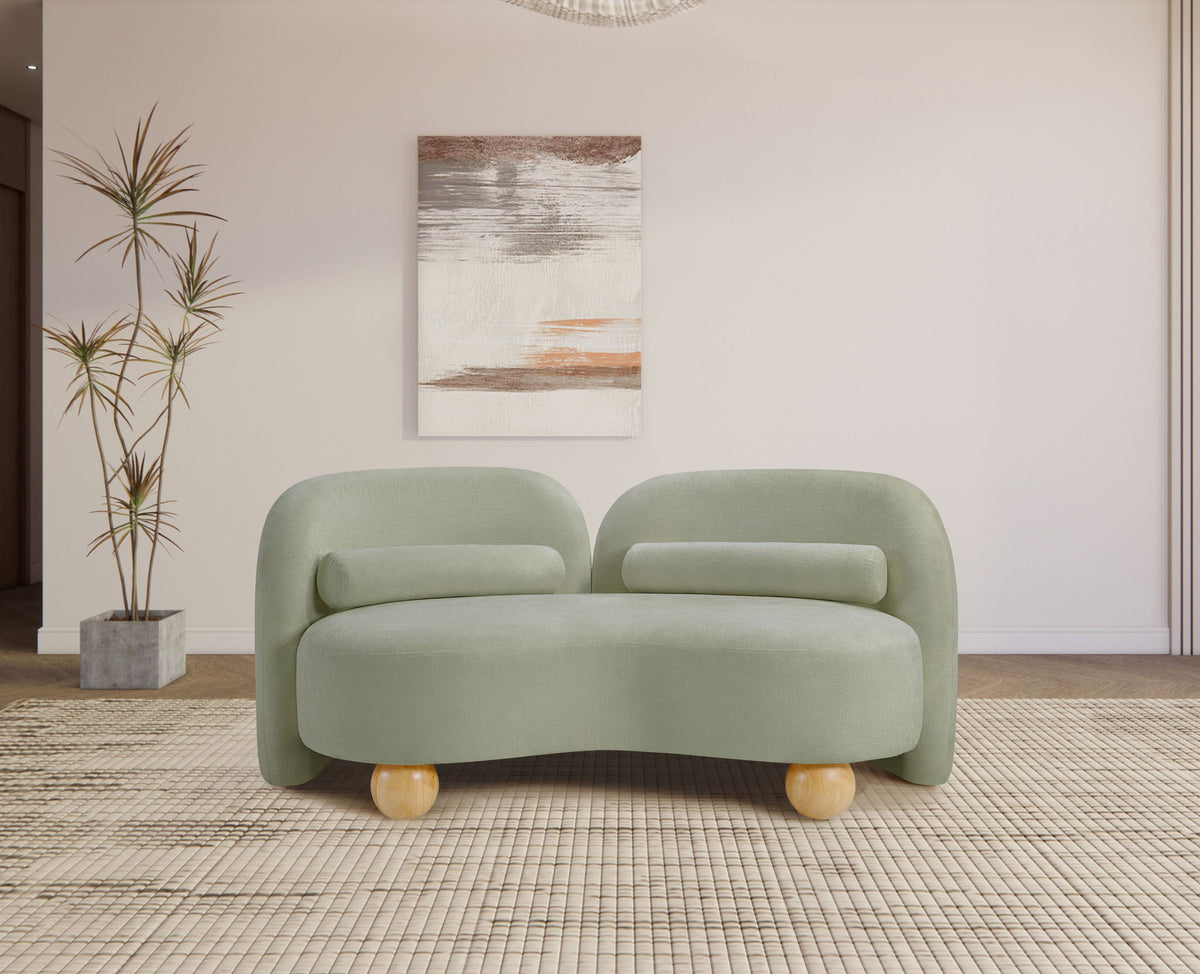 Daphne - Chenille Loveseat