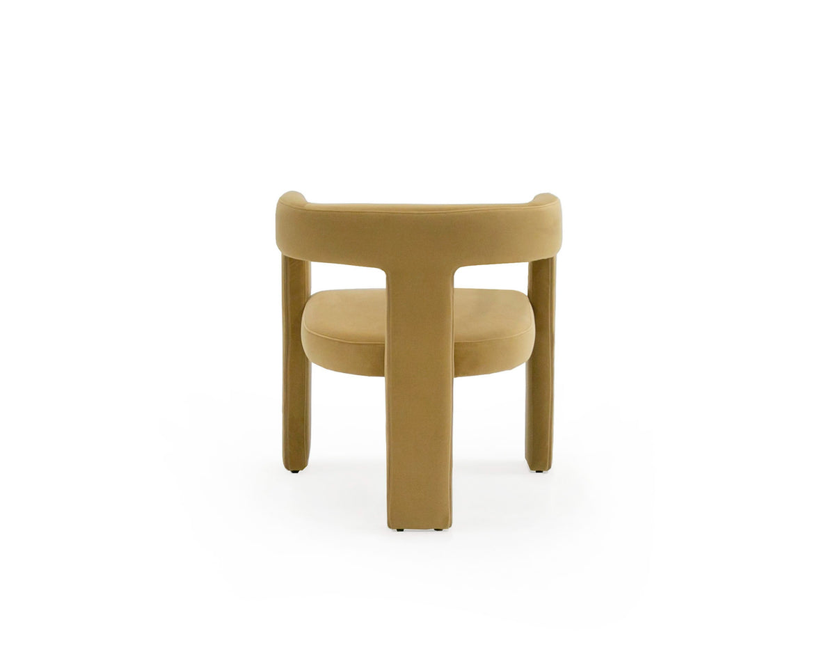 Cherish - Modern Tan Fabric Dining Chair