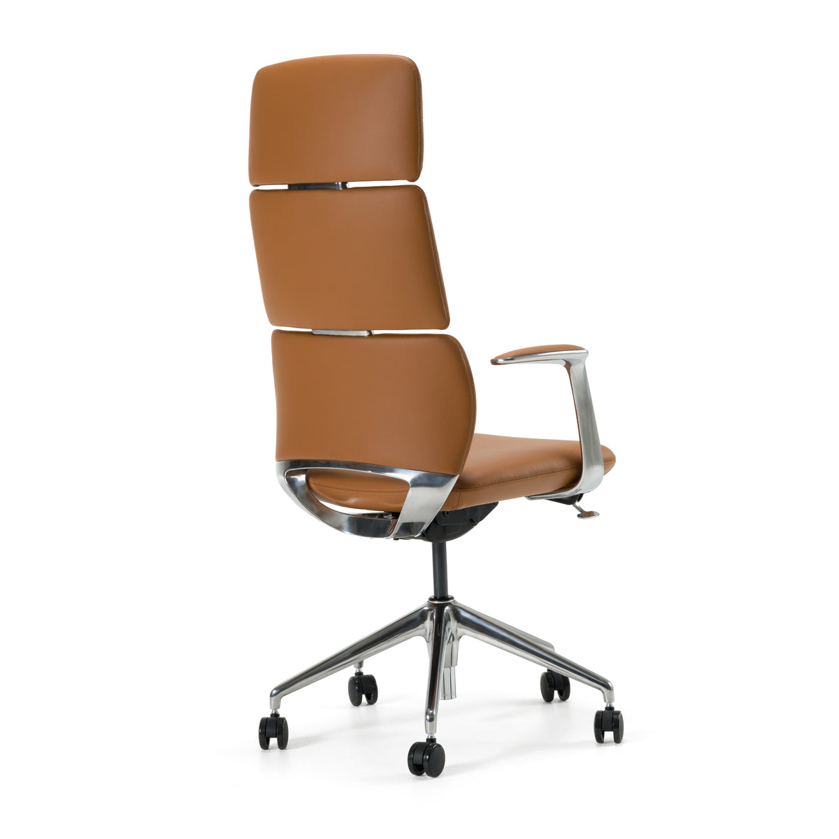 Clyne - Modern Camel Vegan Leather Executive Office Chair