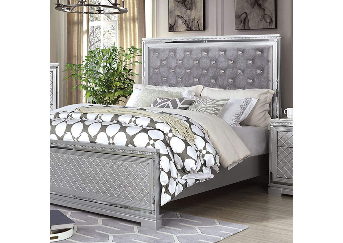 Belleterre Silver 5-Piece Queen Bedroom Set