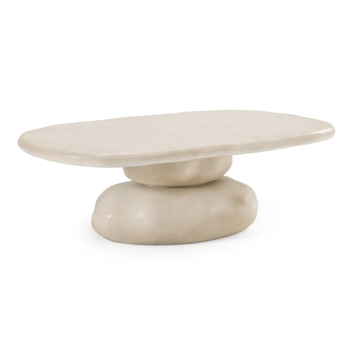 Coates - Modern Beige Concrete Coffee Table - original 1