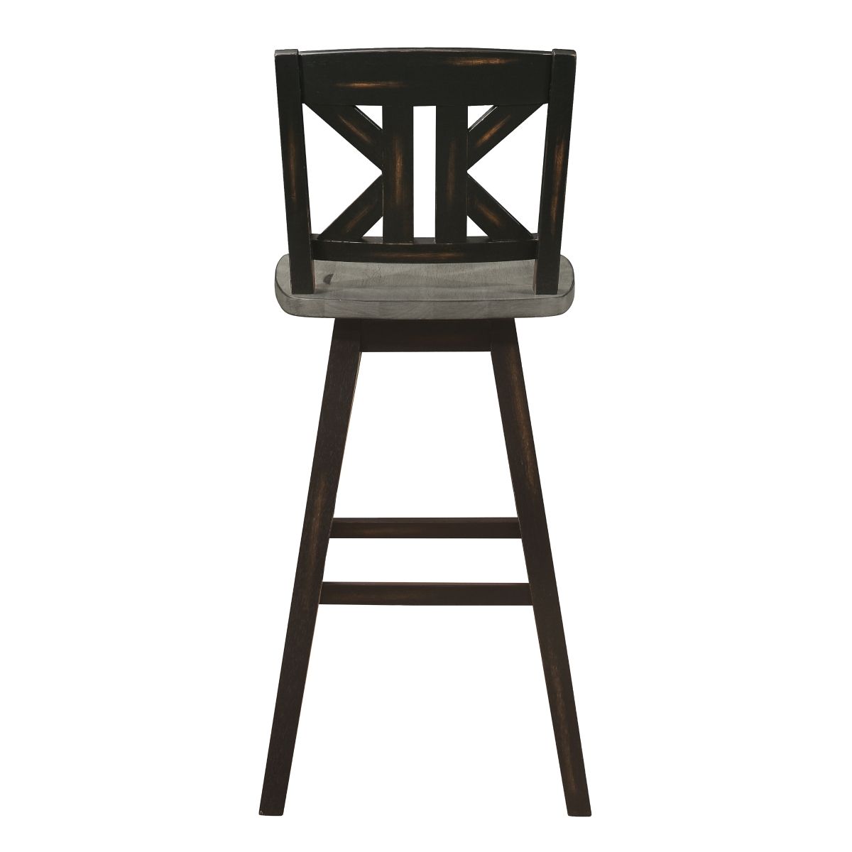 Amsonia - Swivel X-Back Pub Height Chair (Set of 2)