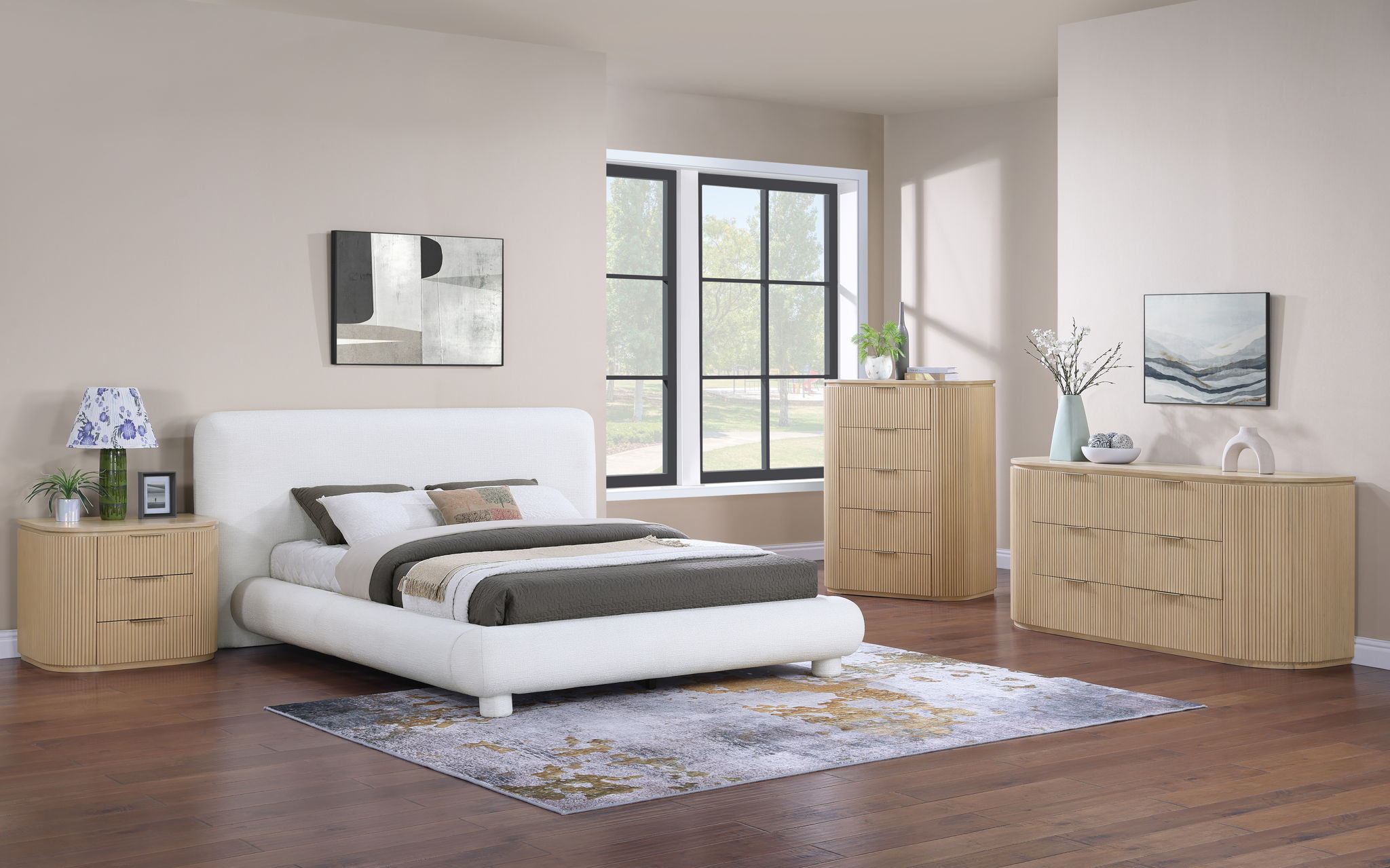 Astrid - Solid Wood And Oak Veneer Mirror