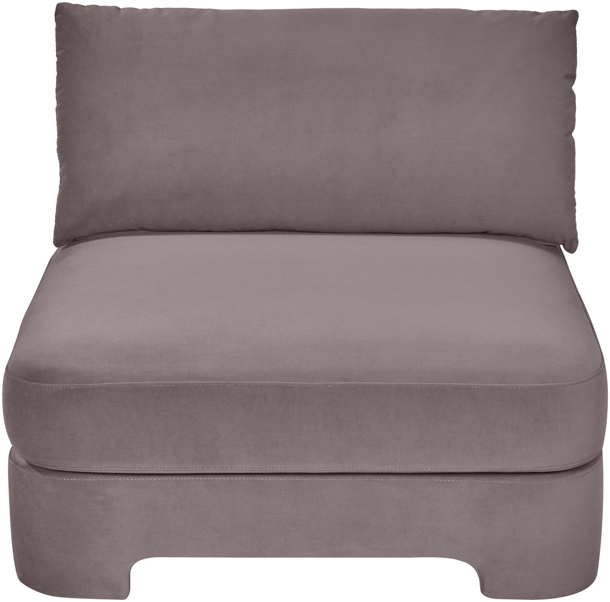 Hammond - Velvet Performance Fabric Upholstered Armless Chair