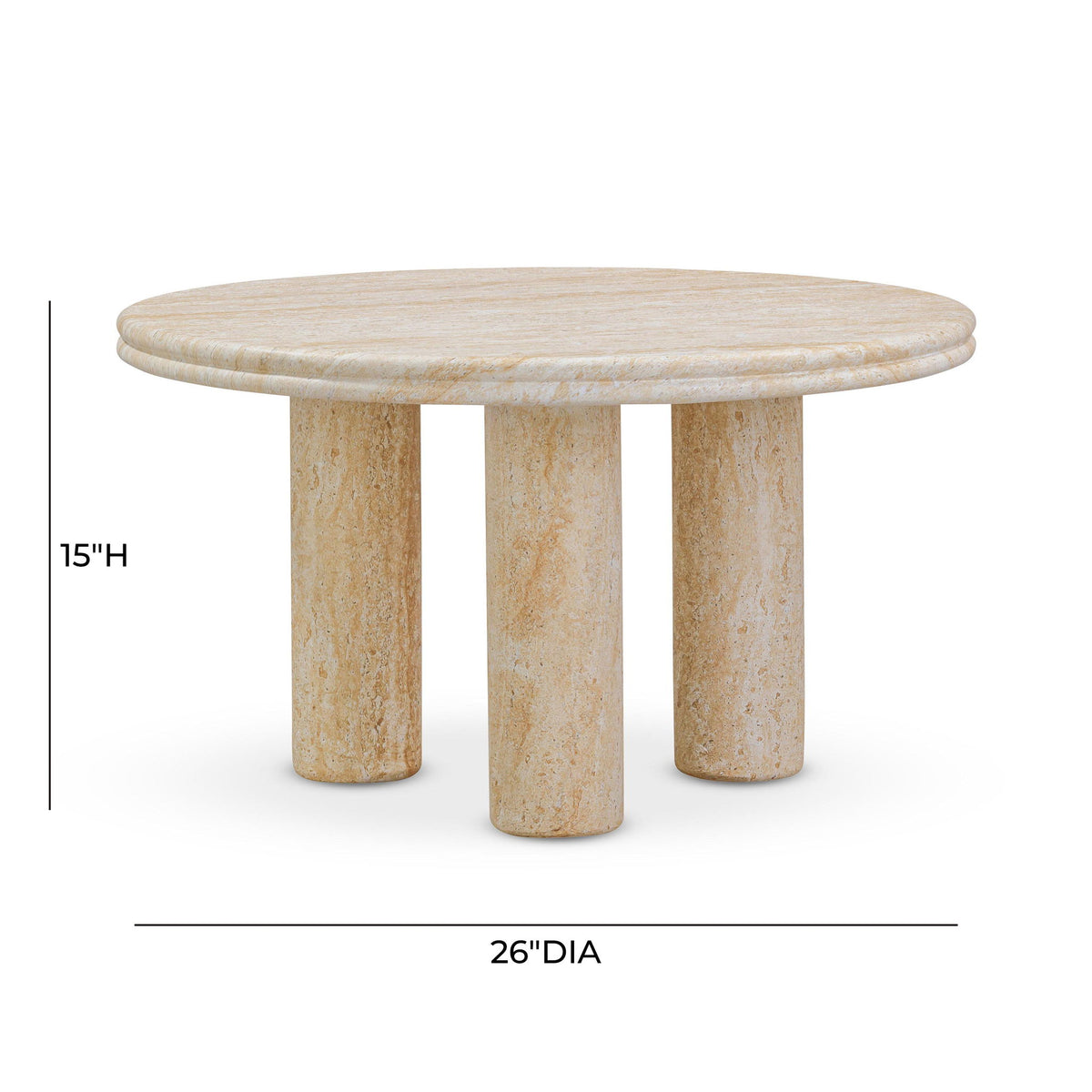 Amora - Indoor / Outdoor Round Accent Table