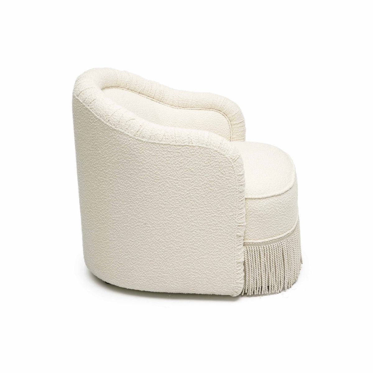 Pamela - Boucle Tassel Lounge Chair