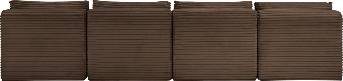 Shaggy - 4 Seat Modular Armless Sofa