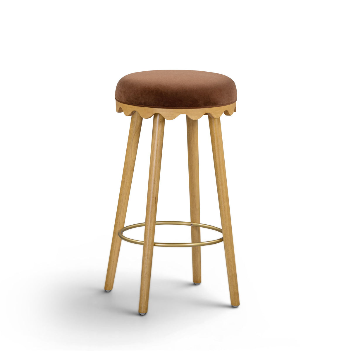 Oodle - Performance Vegan Mohair Stool